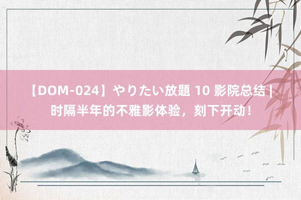 【DOM-024】やりたい放題 10 影院总结 | 时隔半年的不雅影体验,刻下开动!