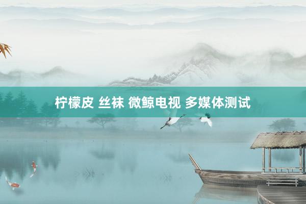 柠檬皮 丝袜 微鲸电视 多媒体测试